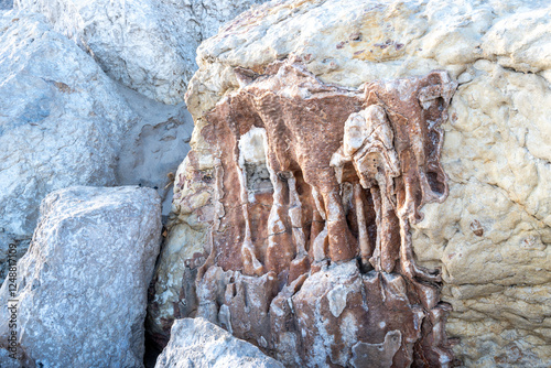 Close-up of Rock Formations photo