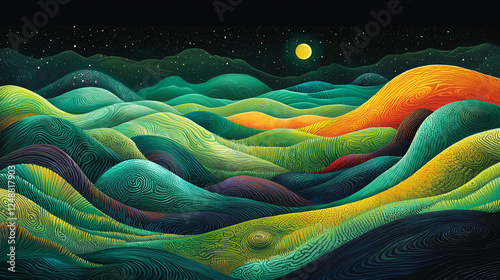 The subconscious holds a universe of peaceful landscapes and gentle dreams, offering an escape from the chaos of everyday life. 
