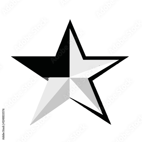 Star vector icon for rating and achievement concepts