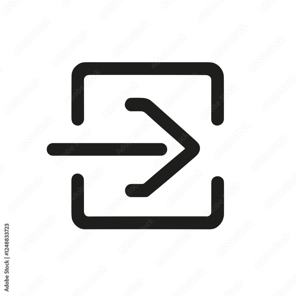 Arrow vector icon for direction and navigation concepts Arrow vector icon for direction and navigation concepts
