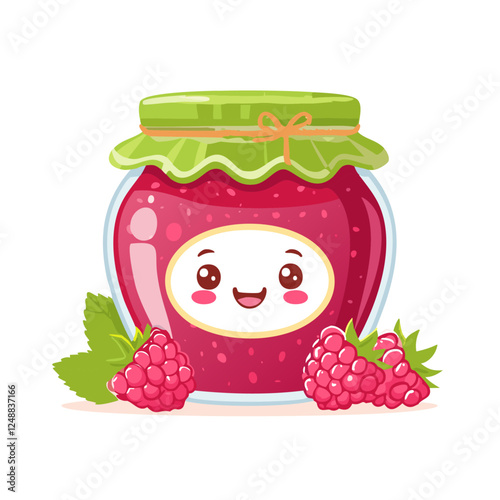 Jam Food Eat Meal Snack Cuisine Animation Kawaii Character
