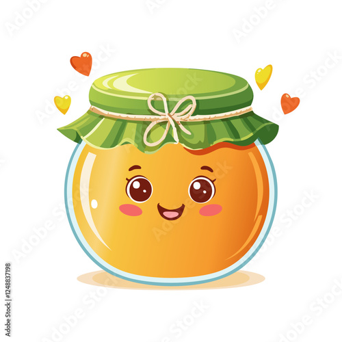 Jam Food Eat Meal Snack Cuisine Animation Kawaii Character
