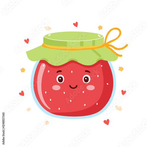 Jam Food Eat Meal Snack Cuisine Animation Kawaii Character
