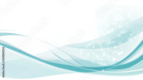 A minimalist abstract background of networking dots and lines in blue hues
