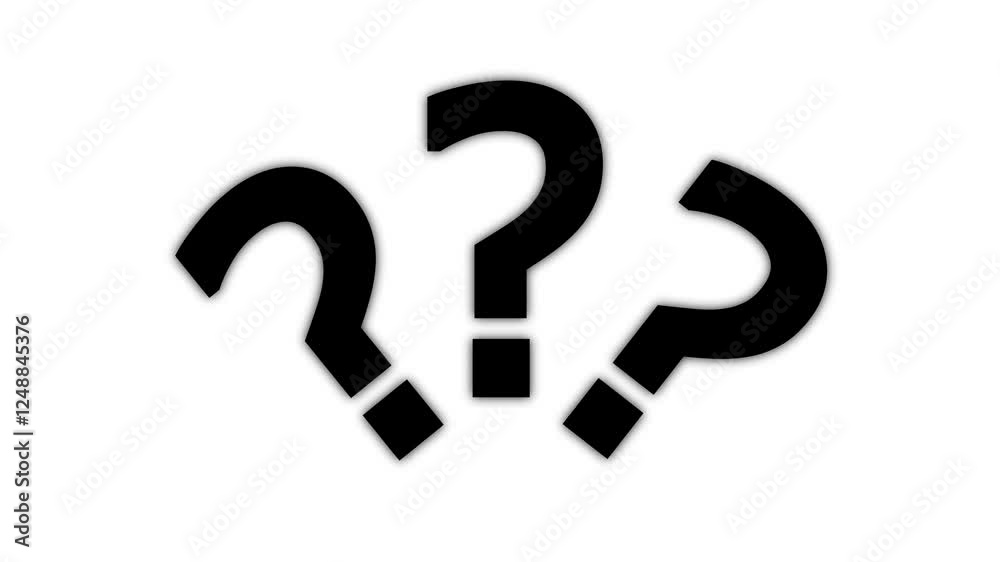 Abstract Question mark icon isolated . Asking symbol . Abstract Question mark icon isolated . Asking symbol .
