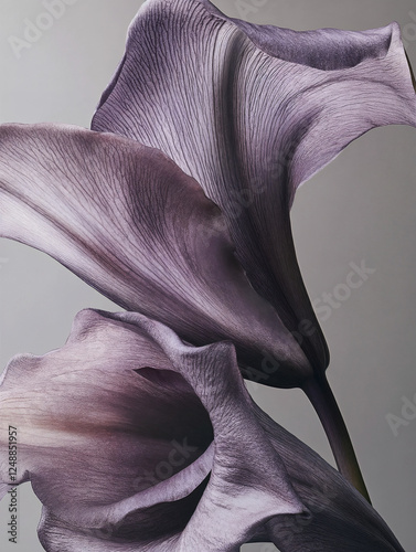 Still life wild flower, realistic photograph, micro, close-up nature image. Delicate flower. 