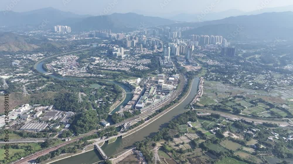 Discover the Shek Wu Hui Sewage Treatment Works in Sheung Shui Hong Kong, where sewage from Fanling is treated and disinfected, enhancing water quality before discharge into local rivers