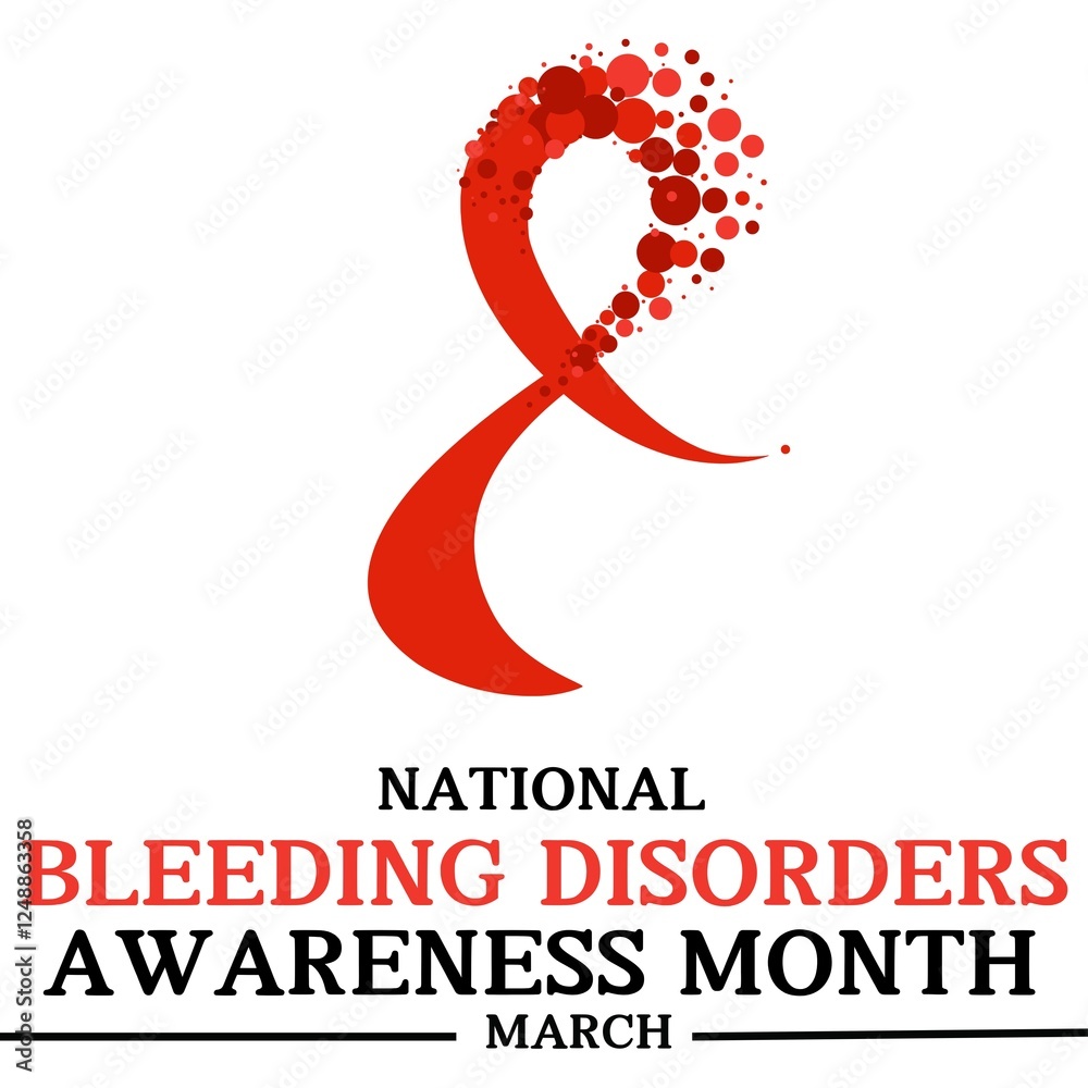 Fototapeta premium bleeding disorders awareness month 