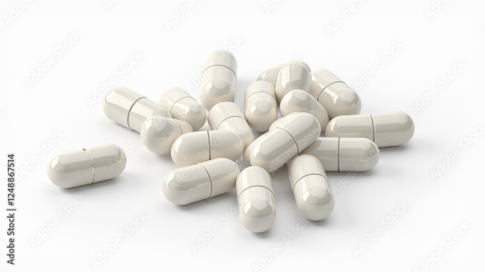 Vitamin K Capsules - Close-Up, High-Quality, Bright Vitamin K Capsules - Close-Up, High-Quality, Bright