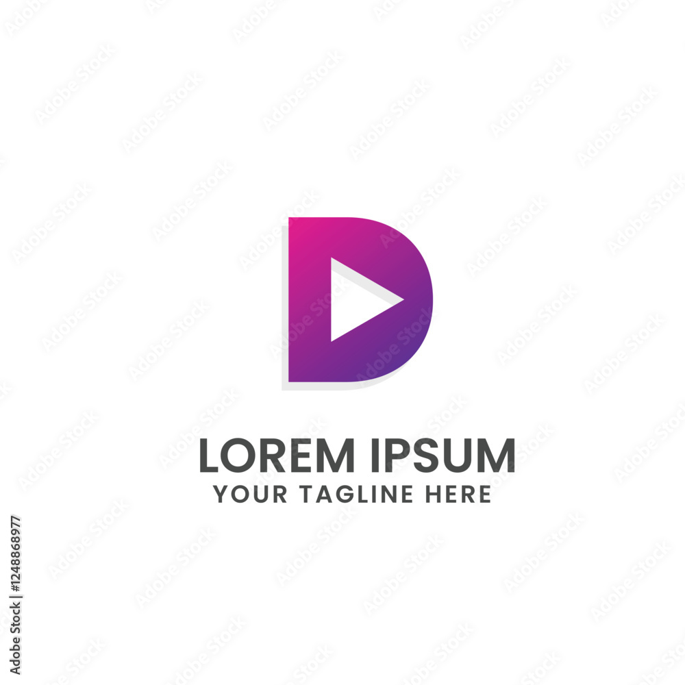 Letter D creative logo design Letter D creative logo design