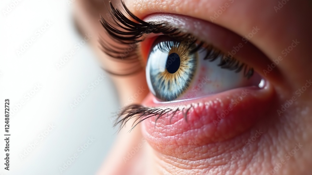 Fototapeta premium Eye Hematoma Realistic Photo - High Definition