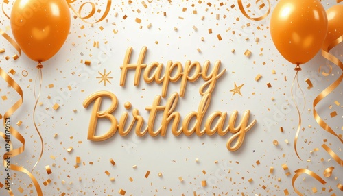 happy birthday card with easter eggs