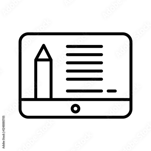 Blogger Vector Icon