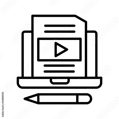 Blog Vector Icon