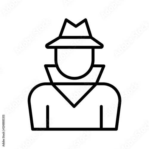 Secret Agent Vector Icon