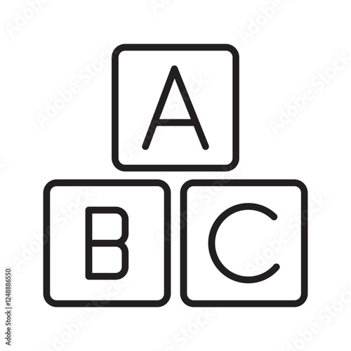 Free Download Alphabet Vector Icon - GFXLoad