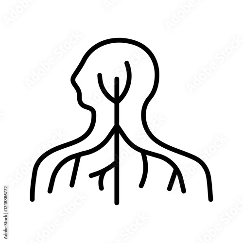 Nervous System Vector Icon