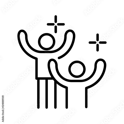 Happiness Icon Vector Icon