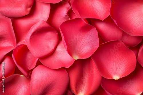 Artistic Macro Shot of Red Rose Petals - Ideal for Greeting Cards and Floral Backgrounds