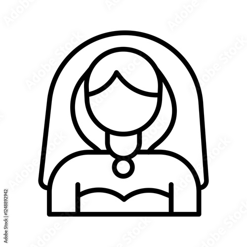Veiled Vector Icon