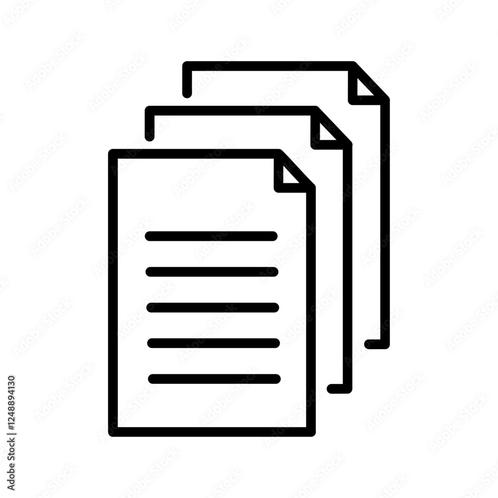 Document Icon Vector Icon