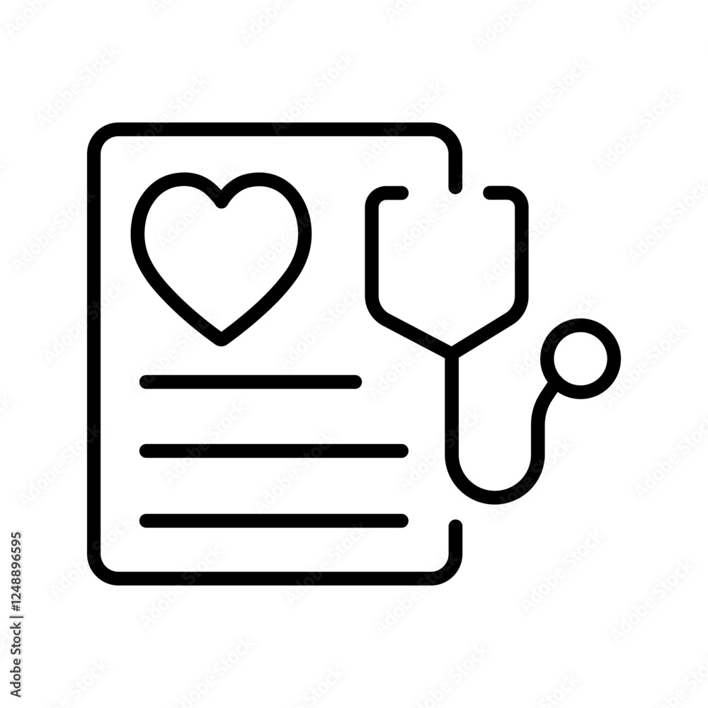 Health Checkup Vector Icon Health Checkup Vector Icon