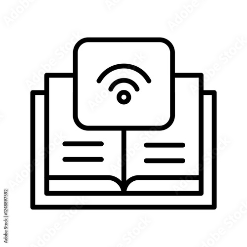 Literacy Resources Vector Icon