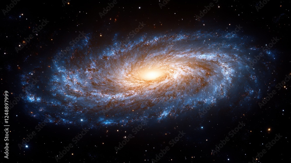 Spiral Galaxy, cosmic dust, stars, space background, astronomy Spiral Galaxy, cosmic dust, stars, space background, astronomy