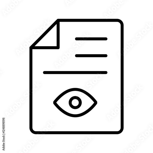 Document Viewer Vector Icon