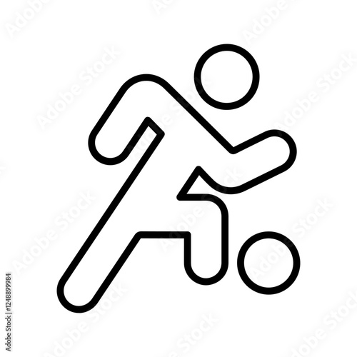 Sports Athlete Vector Icon