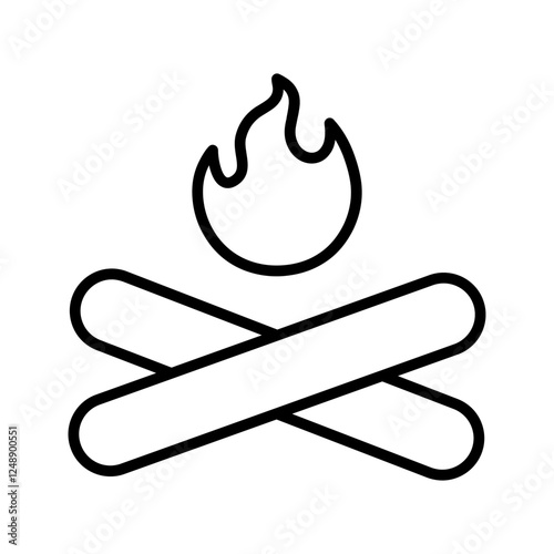 Fireside Chat Vector Icon