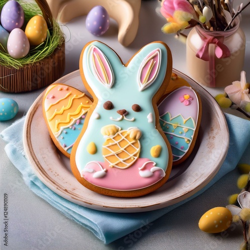 Obraz na płótnie easter rabbit w salonie
