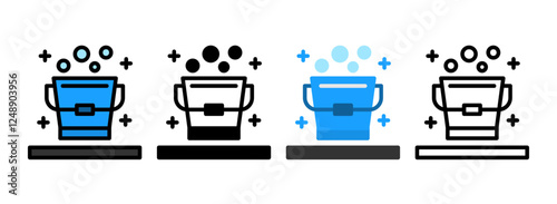Set of Bucket Icon