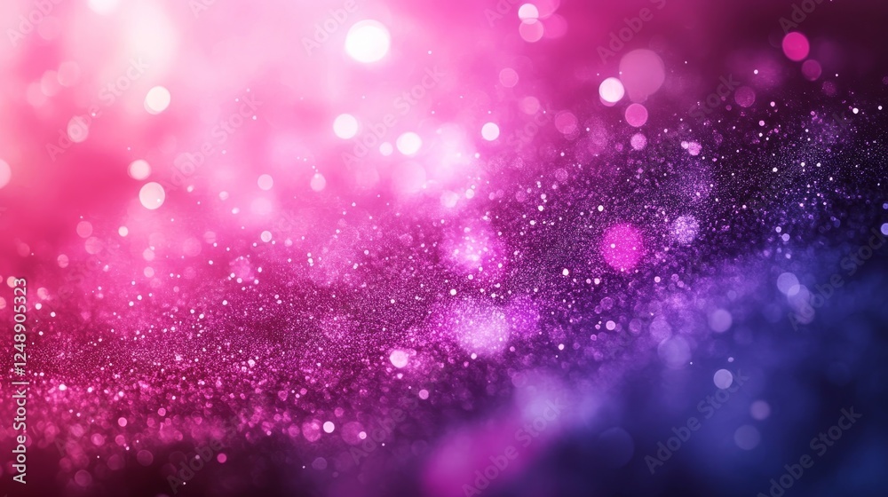 pink and blue abstract background with shimmering glitter and bokeh lights pink and blue abstract background with shimmering glitter and bokeh lights