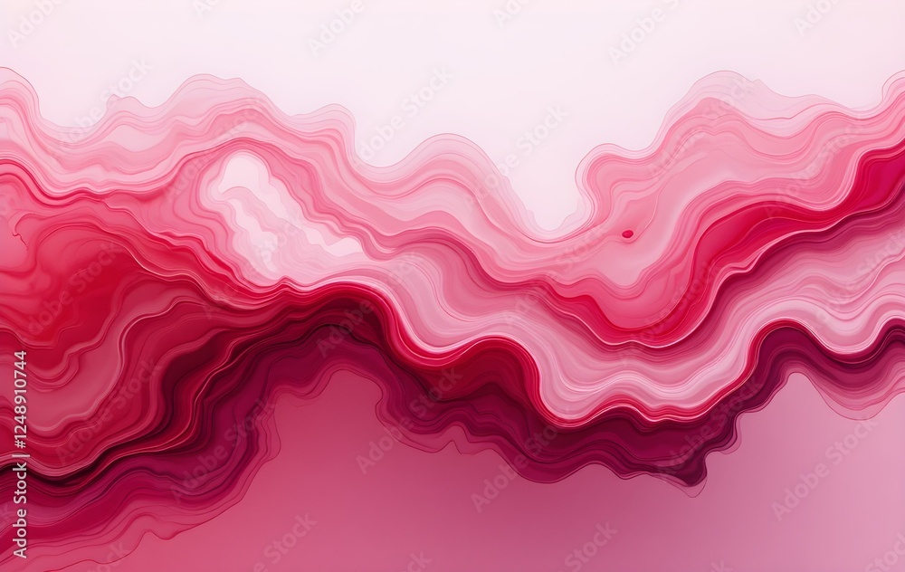 Abstract Pink Silk Waves - Elegant Flowing Digital Art with Soft Fluid Textures Abstract Pink Silk Waves - Elegant Flowing Digital Art with Soft Fluid Textures