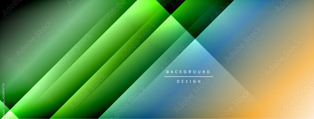 Dynamic shadow lines with gradient colors geometric background Dynamic shadow lines with gradient colors geometric background