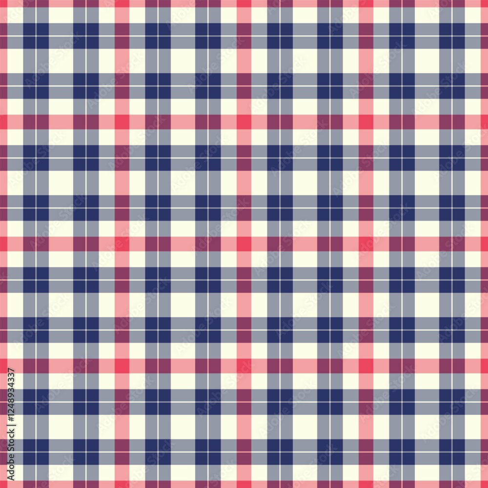 Modern seamless checkered pattern featuring bold stripes and cle Modern seamless checkered pattern featuring bold stripes and cle