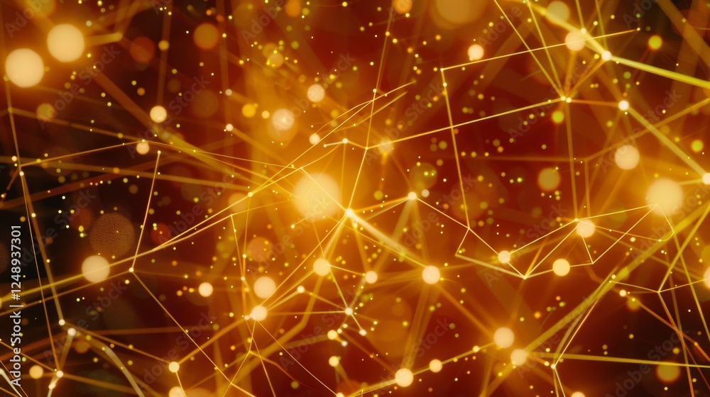 Glowing interconnected network of nodes and lines Neurons,symbolizing open-source collaboration, abstract digital patterns in the background. Technology and innovation concepts. Glowing interconnected network of nodes and lines Neurons,symbolizing open-source collaboration, abstract digital patterns in the background. Technology and innovation concepts.