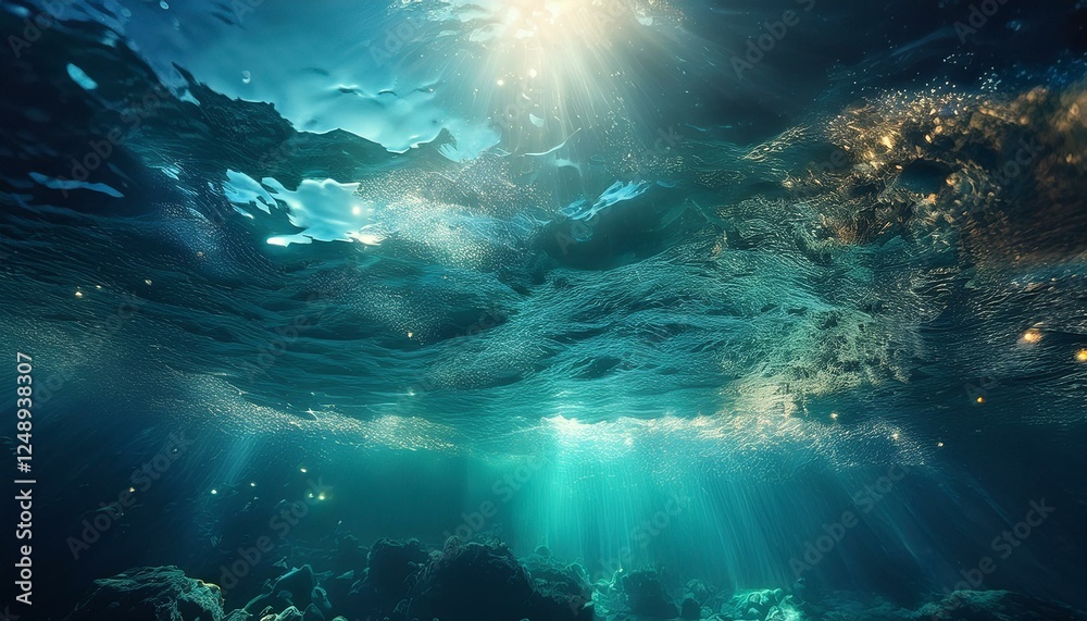 Fototapeta premium 水の煌めき