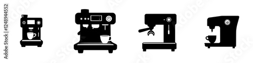 Different types of espresso machines showcasing various designs and features for coffee enthusiasts