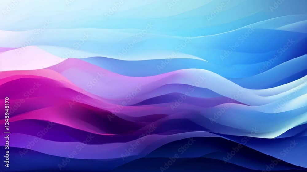 Abstract gradient waves in blue and purple tones. Abstract gradient waves in blue and purple tones.