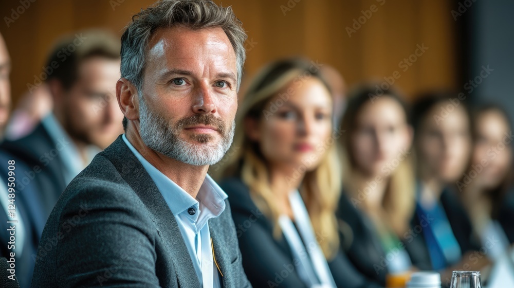A successful professional businessman is at business partnership meeting a the conferences office. A successful professional businessman is at business partnership meeting a the conferences office.