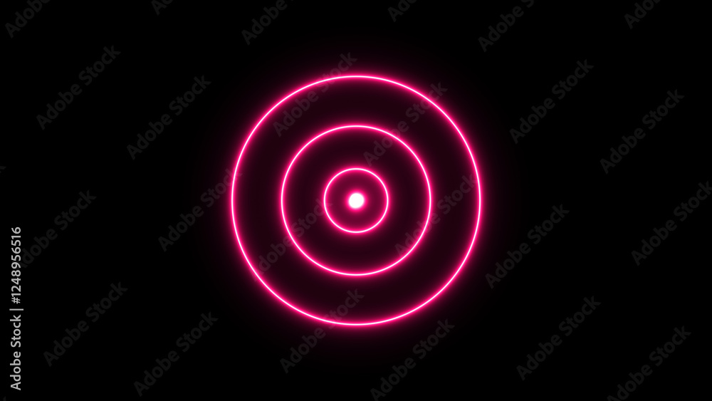 bullseye target background. Neon Target Acquisition icon. bullseye target background. Neon Target Acquisition icon.