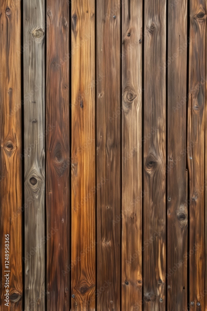 a close up of a wooden fence with a brown stain a close up of a wooden fence with a brown stain
