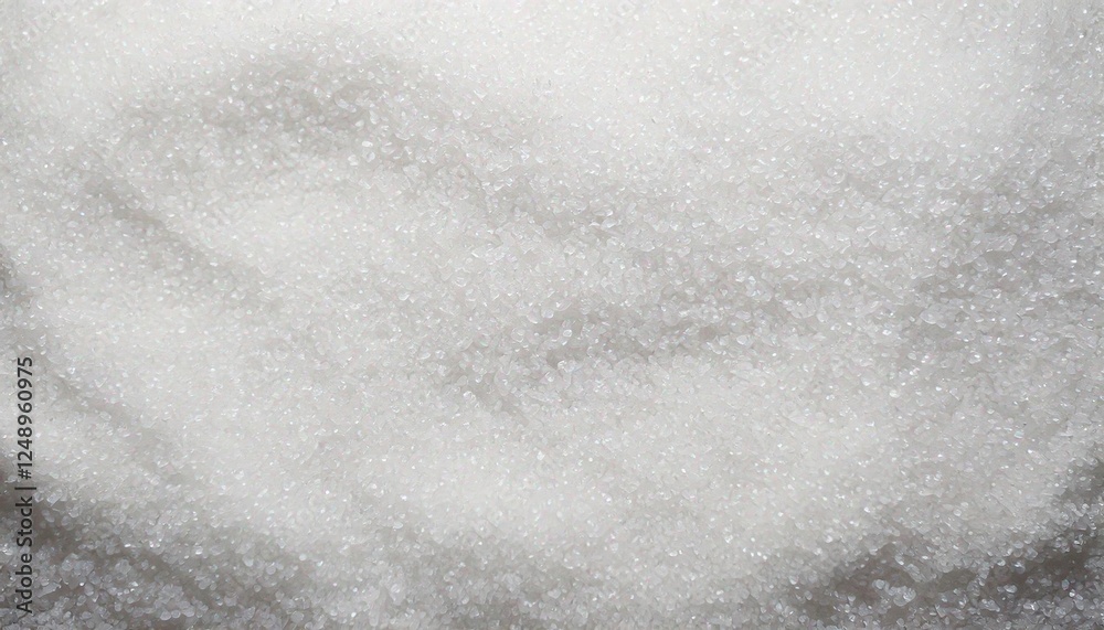 Granulated sugar in close-up showcasing texture and clarity in natural light Granulated sugar in close-up showcasing texture and clarity in natural light