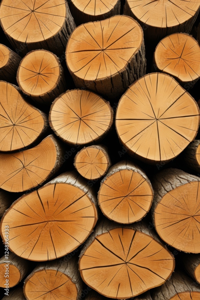 a close up of a pile of cut logs with a black background a close up of a pile of cut logs with a black background