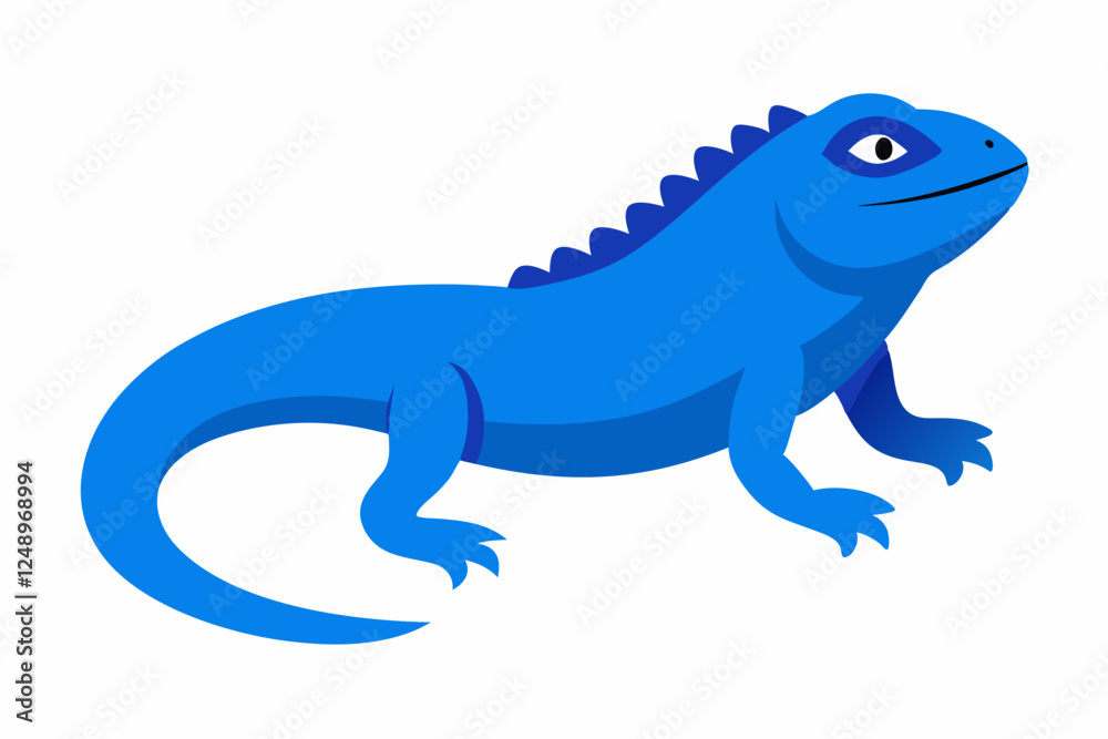 Fototapeta premium vector illustration of a cartoon dinosaur