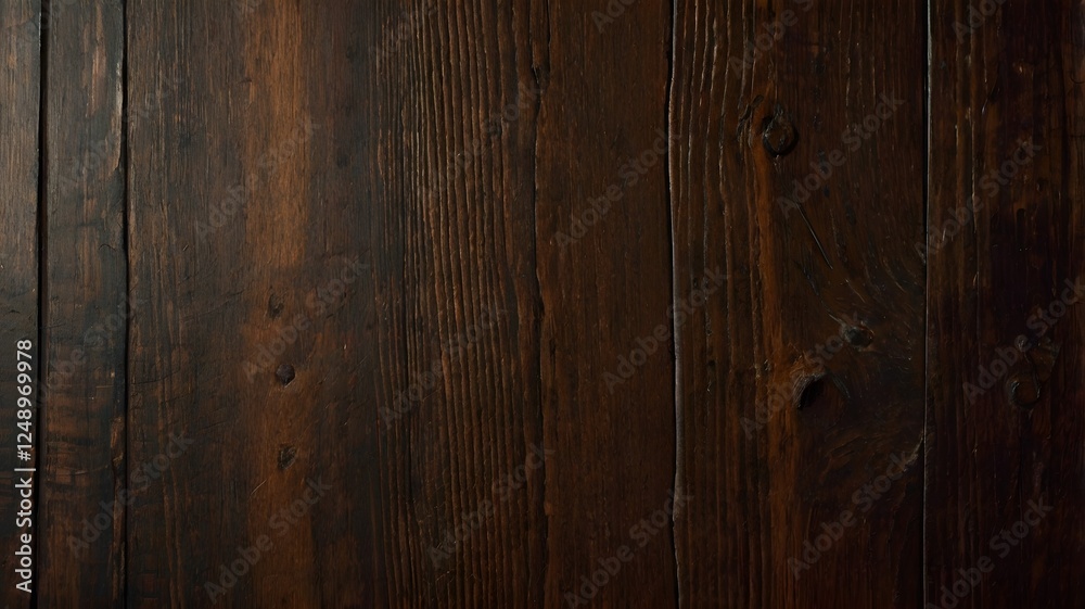 Naklejka premium WOOD TEXTURE PATTERN PLANK BROWN RUSTY WOOD