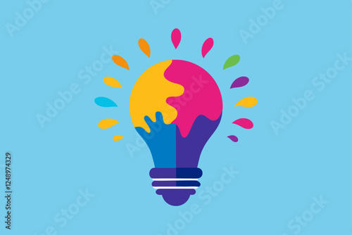 light bulb idea concept illustration