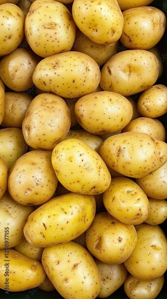 Fresh Yellow Potatoes - A Bountiful Harvest Fresh Yellow Potatoes - A Bountiful Harvest